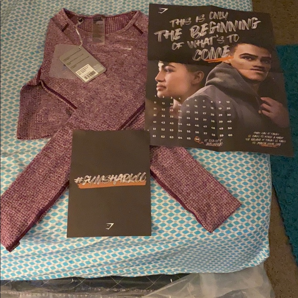 Medium Workout Long-sleeve Crop Top